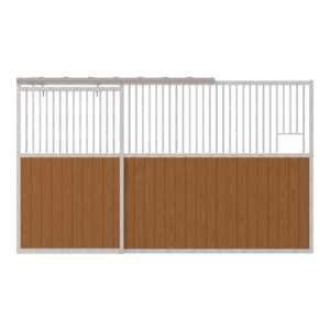Dublin Left-Handed Stall Front with Grill Top Door & Feed Opening Kit