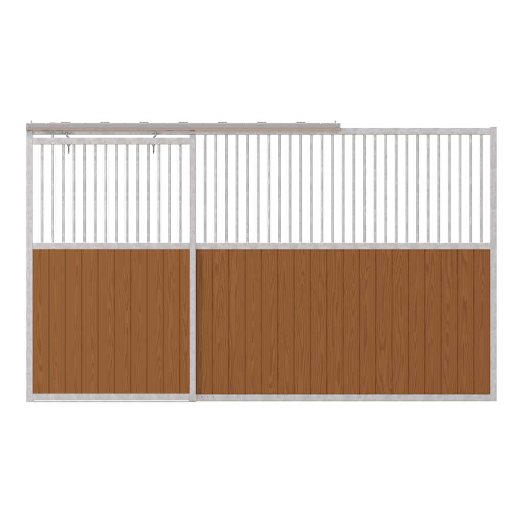 Dublin Left-Handed Stall Front with Grill Top Door Kit