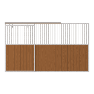 Dublin Left-Handed Stall Front with Grill Top Door Kit