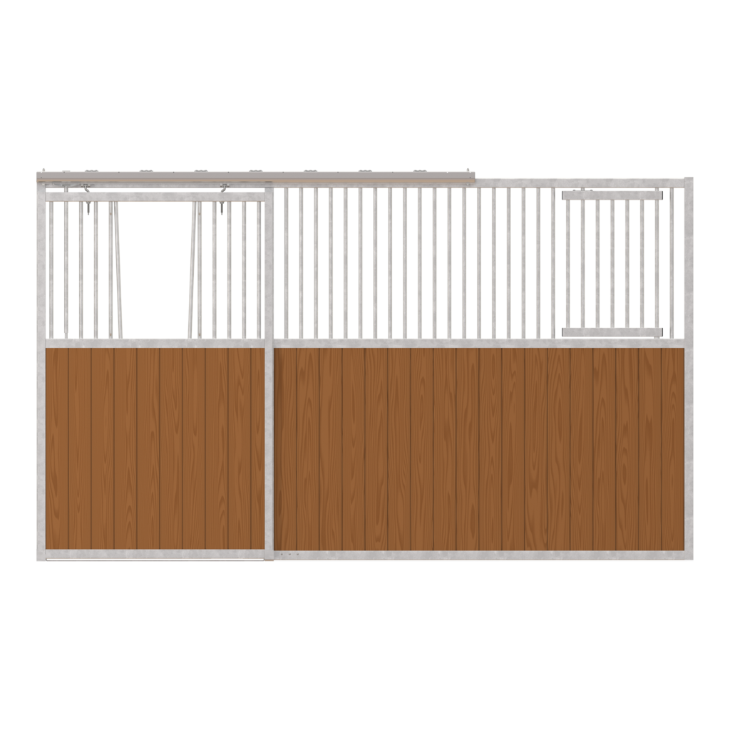 Dublin Left-Handed Stall Front with V-Door & Feed Door Kit
