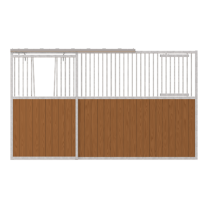 Dublin Left-Handed Stall Front with V-Door & Feed Door Kit