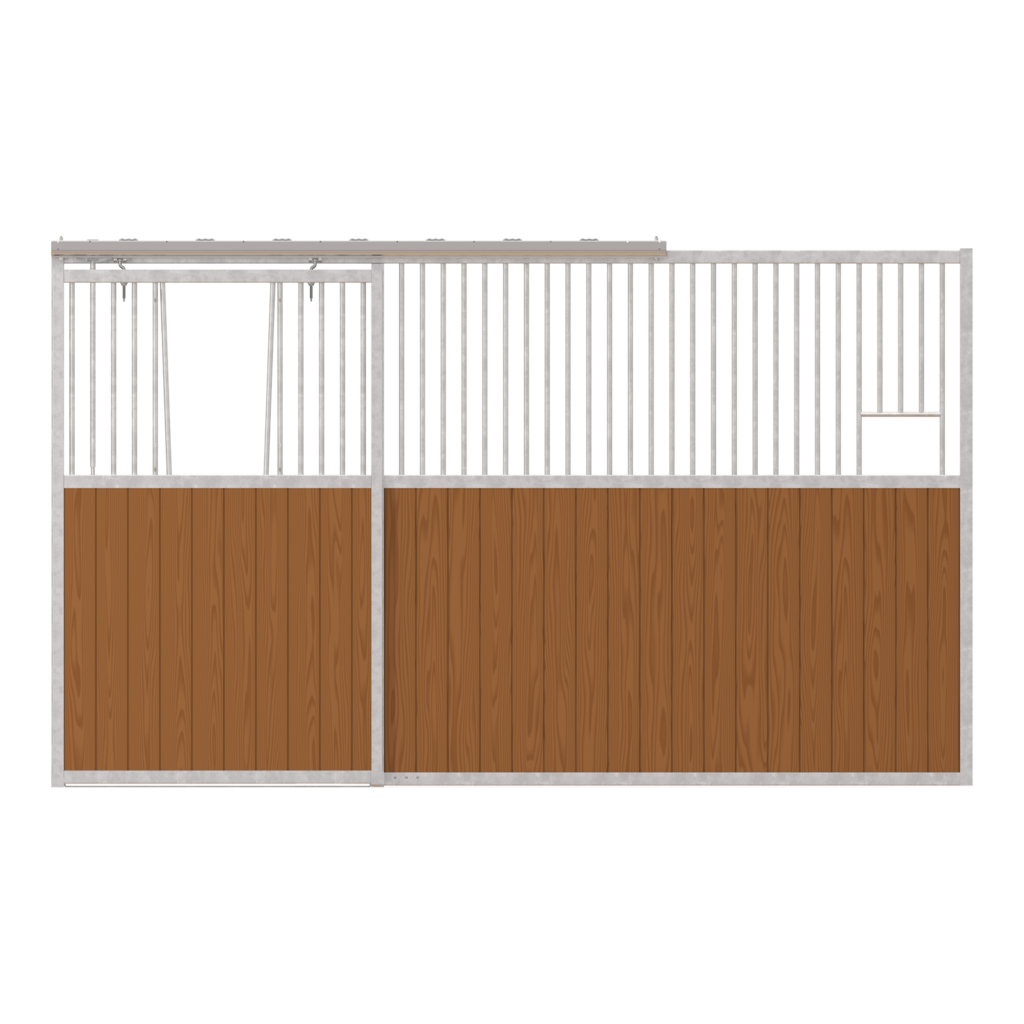 Dublin Left-Handed Stall Front with V-Door & Feed Opening Kit