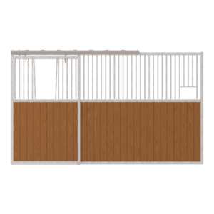 Dublin Left-Handed Stall Front with V-Door & Feed Opening Kit