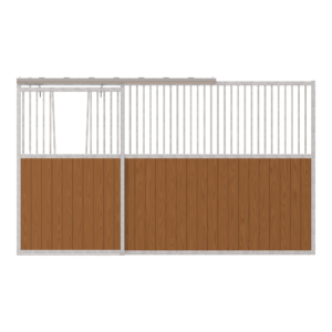 Dublin Left-Handed Stall Front with V-Door Kit
