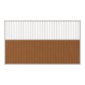 Dublin Stall Partition with Full Width Grill
