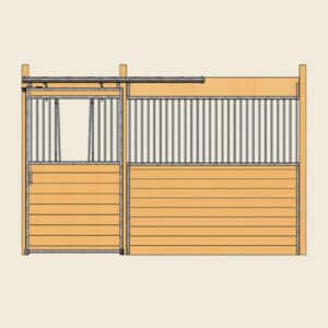 Essex Stall Front with Grill Top Door Kit