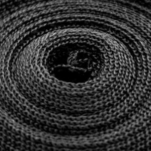 closeup of black webbing