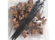 package of 10 copper split bolts