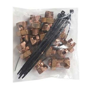 package of 10 copper split bolts