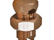 Copper Split Bolt Connectors with Cable Ties, 10-Pack