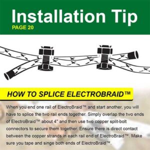 diagram of how to splice braided electric rope