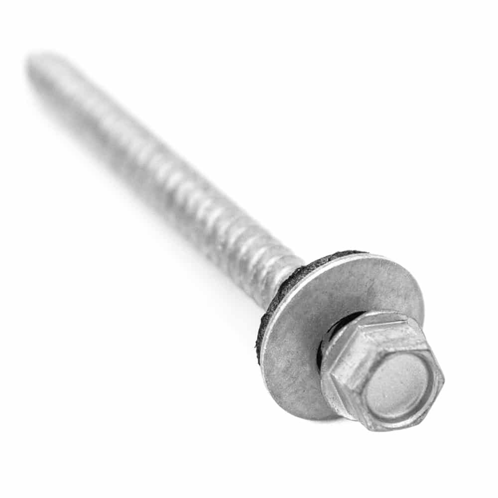 2-1/2" Heavy-Duty Insulator Screws, 50-Pack, Galvanized