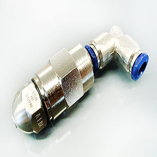 1/4" Elbow Nozzle Assembly Quickfit, Nickel-Plated