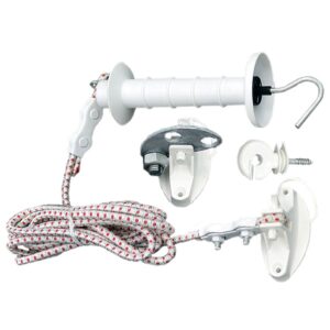 Electric Bungee Gate Kit, White