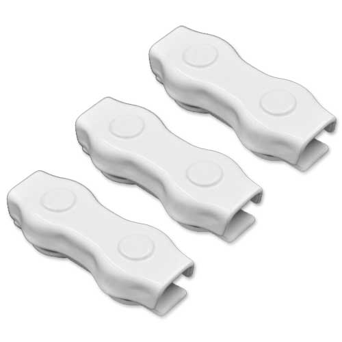 Electric Braid/Rope Splice, 3-Pack, White