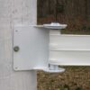 white tightener with hand showing support and rail