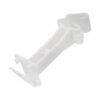 3.5" Extended T-Post 1.5" Tape Insulators, 25-Pack, White