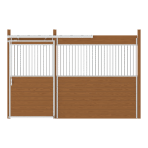 Essex Stall Front, Grill Upper with Solid Lower Left or Right Door