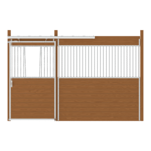 Essex Stall Front, V-Grill Upper with Solid Lower Left or Right Door