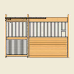 Essex Stall Front with Full Grill Door & Feed Opening Kit