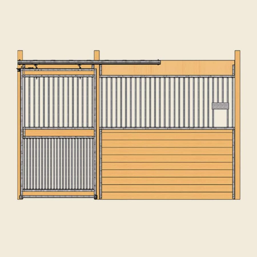 Essex Stall Front with Full Grill Door & Feed Opening Kit
