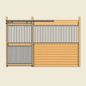 Essex Stall Front with Full Grill Door Kit