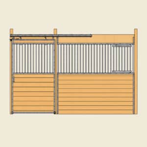 Essex Stall Front with Grill Top Door & Feed Door Kit