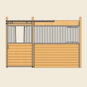 Essex Stall Front with V-Door Kit