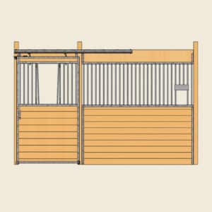 Essex Stall Front with V-Door & Feed Opening Kit