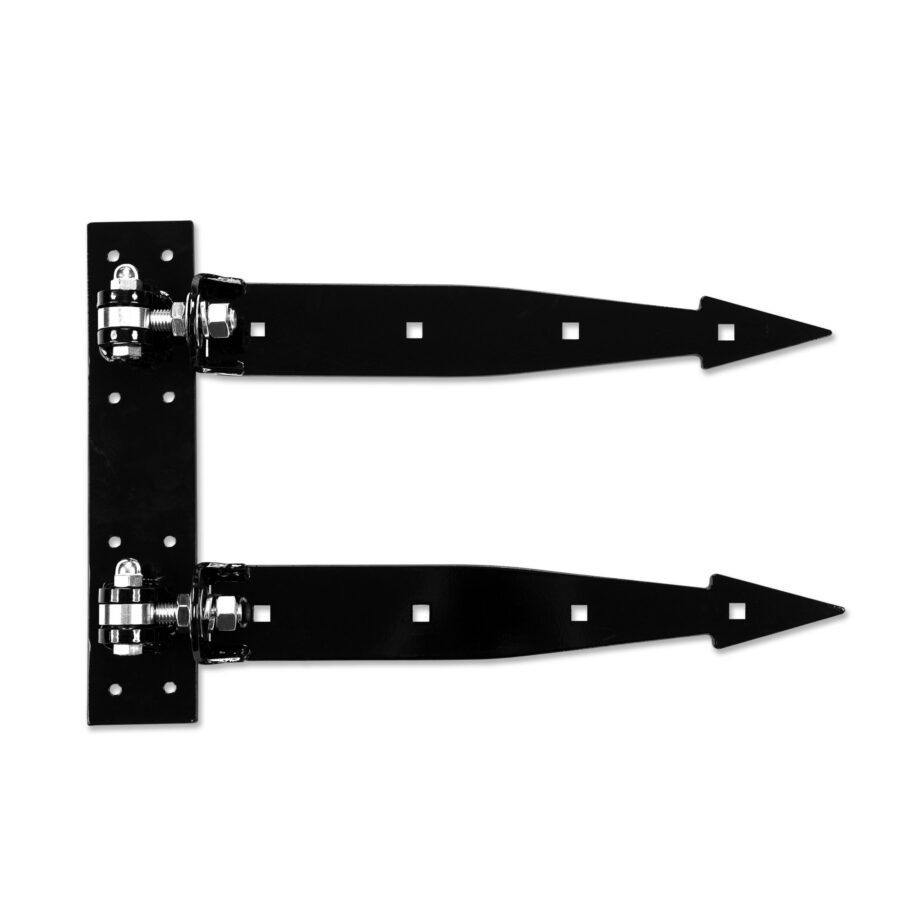 black Franklin double strap hinge