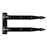 black Franklin double strap hinge