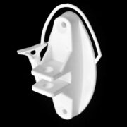 Wood Post Pin-Lock Insulators, 25-Pack