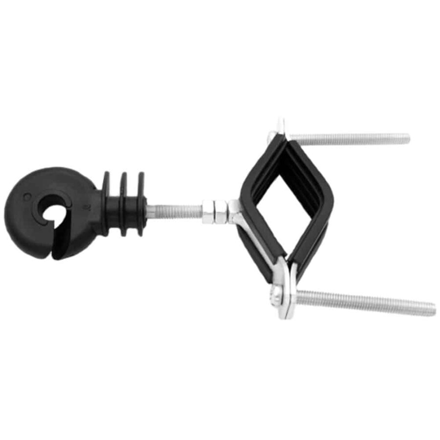 Pipe Clamp Ring Insulator, Black