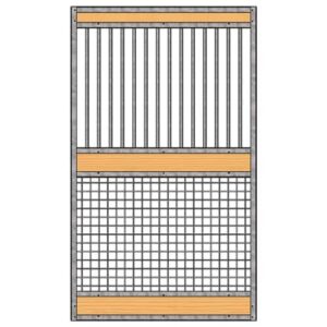 Oxford Grill Top/Mesh Bottom Door Kit