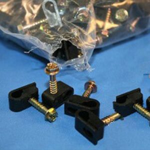 1/4" Tubing Loop Clamp Fasteners, 25-Pack