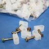 1/4" Tubing Loop Clamp Fasteners, 25-Pack