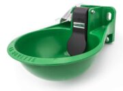 Push Paddle Stall Waterer, Green