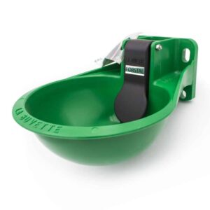 Push Paddle Stall Waterer, Green