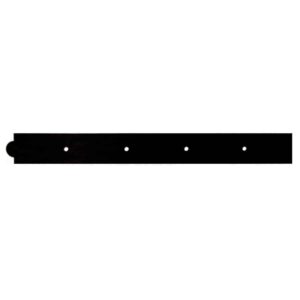 24" Madison Decorative Back Plate, Powder-Coated Black