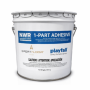 Sport floor paver adhesive 4 gallon container