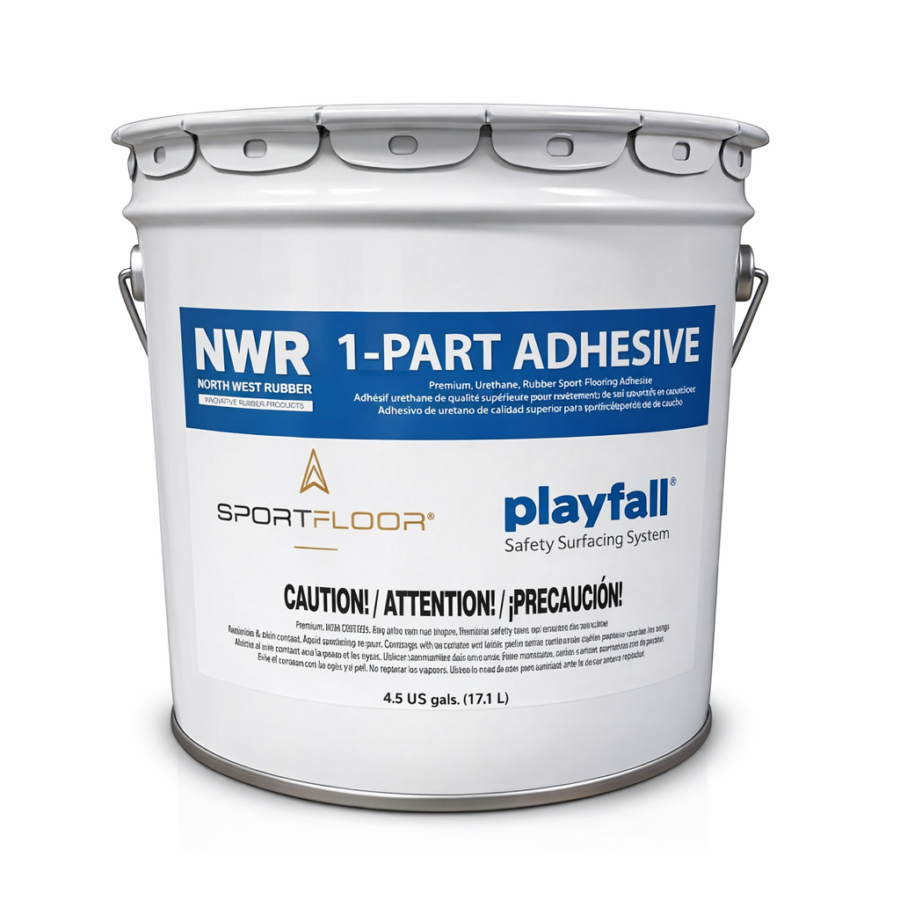 NWR4Gallon1PartAdhesive-r1 Sport floor paver adhesive 4 gallon container