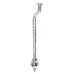 Premium Track 1/2" x 9" Offset Trolley Bolt & Nuts, Zinc-Plated