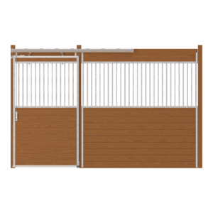 Oxford Stall Front with Grill Top Door