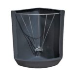 Poly Corner Feeder, Gray