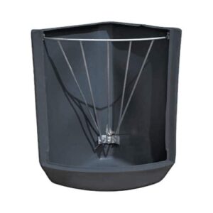Poly Corner Feeder, Gray