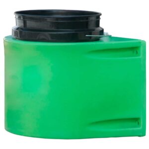 Poly Insulated Bucket Holder with 5-Gallon Bucket, Black & Green