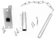 Sliding Door Pin Lock Latch Kit, Zinc-Plated