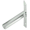 Pin Lock Wall Receiver, Zinc-Plated