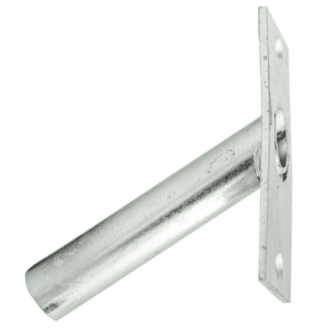 Pin Lock Wall Receiver, Zinc-Plated
