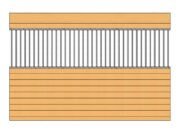 Derby Stall Grilled Partition Kit, Galvalume
